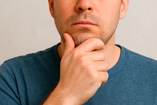 Мужчина задумался